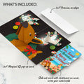 All Is Bright Holiday Reindeer Christmas Light-Up Pop-Up Card and Sentiment Set
