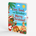 All Is Bright Holiday Reindeer Christmas Light-Up Pop-Up Card and Sentiment Set