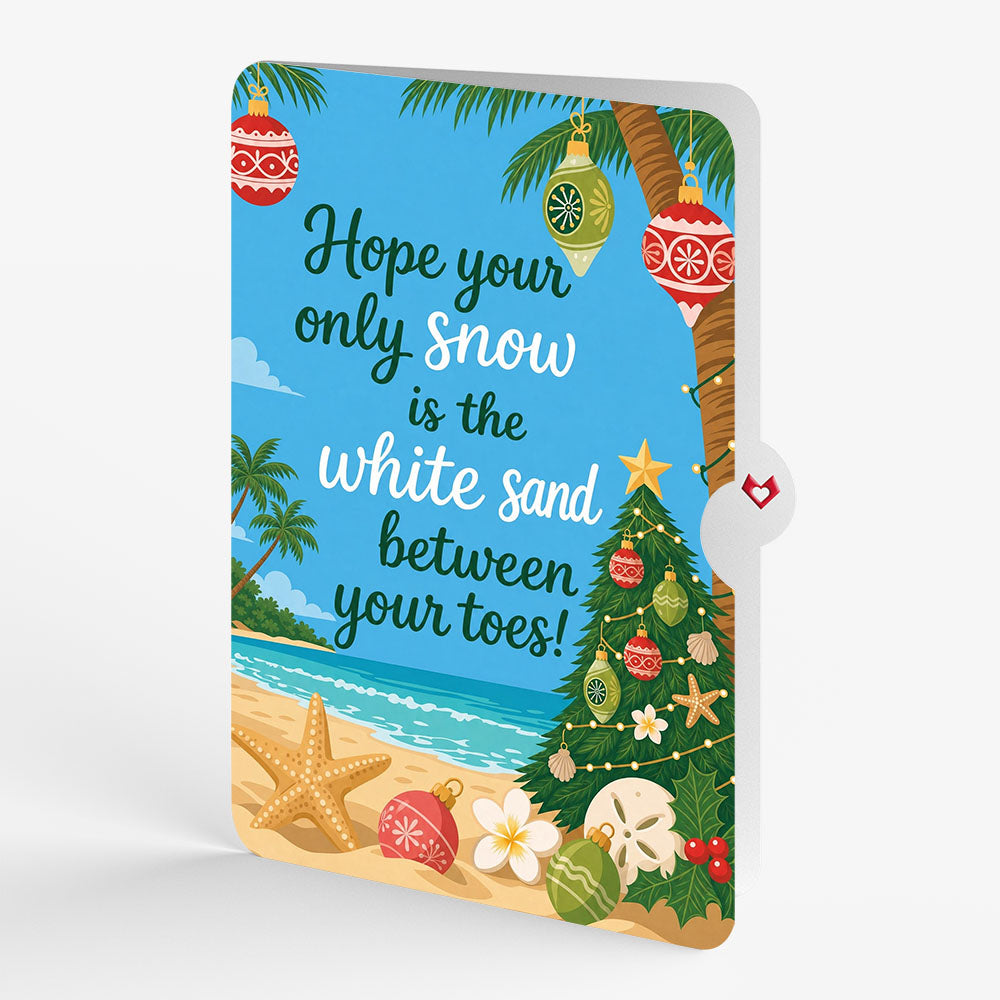Tis the Season Christmas Tree Pop-Up Card and White Sand Sentiment Set