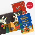 All Is Bright Holiday Reindeer Christmas Light-Up Pop-Up Card and Beach Reindeer Sentiment Set