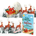 Christmas Sleigh Ride Loooooong Card™ (Expands to 2 feet) and Beach Santa Sentiment Set