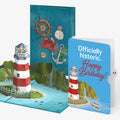 Coastal Lighthouse Birthday Pop-Up Card and Officially Historic Sentiment Set