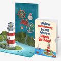 Coastal Lighthouse Birthday Pop-Up Card and Slightly Malfunctioning Sentiment Set