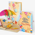 Perfect Beach Day Birthday Pop-Up Card and Sandcastle Sentiment Set