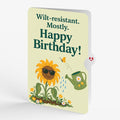 Sunflower Butterflies Birthday Pop-Up Card and Wilt-Resistant Sunflower Sentiment Set