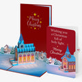 Stained Glass Christmas Chapel Pop-Up Card and Holy Light Church Sentiment Set