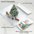 Woodland White Christmas Pop-Up Card and Christ Is Born Sentiment Set