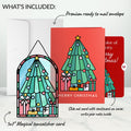 Merry Christmas Tree Suncatcher Card and His Glory Sentiment Set