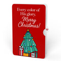 Merry Christmas Tree Suncatcher Card and His Glory Sentiment Set