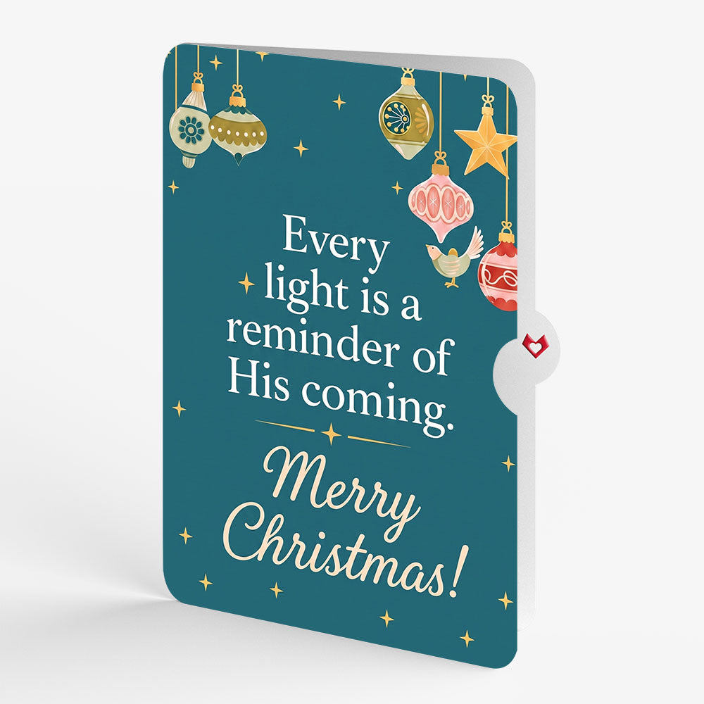 Tis the Season Christmas Tree Pop-Up Card and His Coming Sentiment Set
