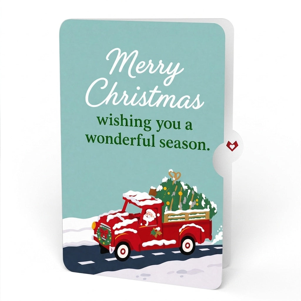 Christmas Truck Pop-Up Card and Wonderful Season Sentiment Set