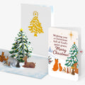 Woodland White Christmas Pop-Up Card and Quiet Grace Sentiment Set