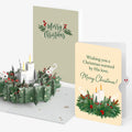 Winter Greens Christmas Candle Pop-Up Card and His Love Sentiment Set