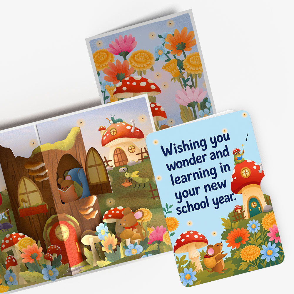 Woodland Critter Village Encouragement Pop-Up Card and Sentiment Set