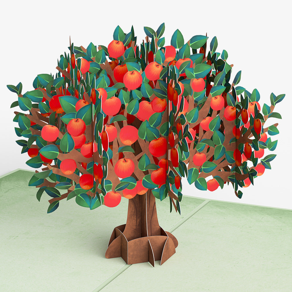 Apple Tree Encouragement Pop-Up Card and Sentiment Set