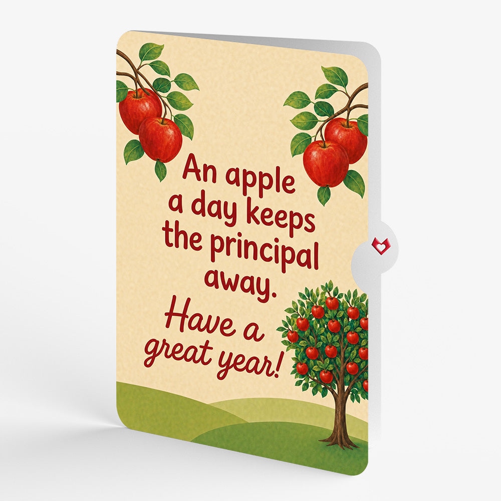 Apple Tree Encouragement Pop-Up Card and Sentiment Set