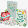 Amazing Teacher Apple Thank You Pop-Up Card and Shape the Year Sentiment Set