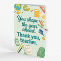 Amazing Teacher Apple Thank You Pop-Up Card and Shape the Year Sentiment Set