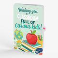 Amazing Teacher Apple Encouragement Pop-Up Card and Curious Kids Sentiment Set