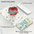 Amazing Teacher Apple Thank You Pop-Up Card and Everything You Do Sentiment Set