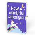 'One of a Kind' Unicorn Encouragement Plushpop Card and Wonderful School Year Sentiment Set