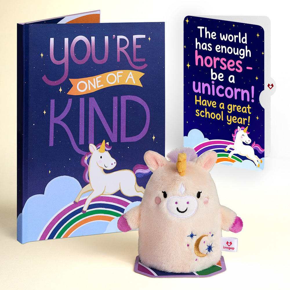 'One of a Kind' Unicorn Encouragement Plushpop Card and Sentiment Set