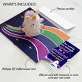 'One of a Kind' Unicorn Encouragement Plushpop Card and Sentiment Set