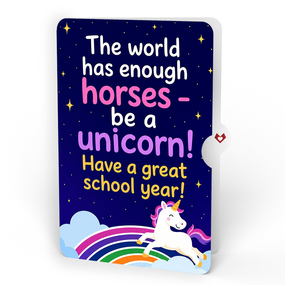 'One of a Kind' Unicorn Encouragement Plushpop Card and Sentiment Set