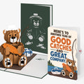 Fishing Bear Birthday Pop-Up Card and Good Catches Sentiment Set