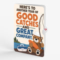 Fishing Bear Birthday Pop-Up Card and Good Catches Sentiment Set