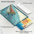 Sailboat on the Horizon Birthday Pop-Up Card and Calm Seas Sentiment Set