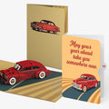 Iconic Classic Car Birthday Pop-Up Card and Somewhere New Sentiment Set