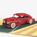 Iconic Classic Car Birthday Pop-Up Card and Somewhere New Sentiment Set