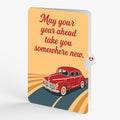 Iconic Classic Car Birthday Pop-Up Card and Somewhere New Sentiment Set