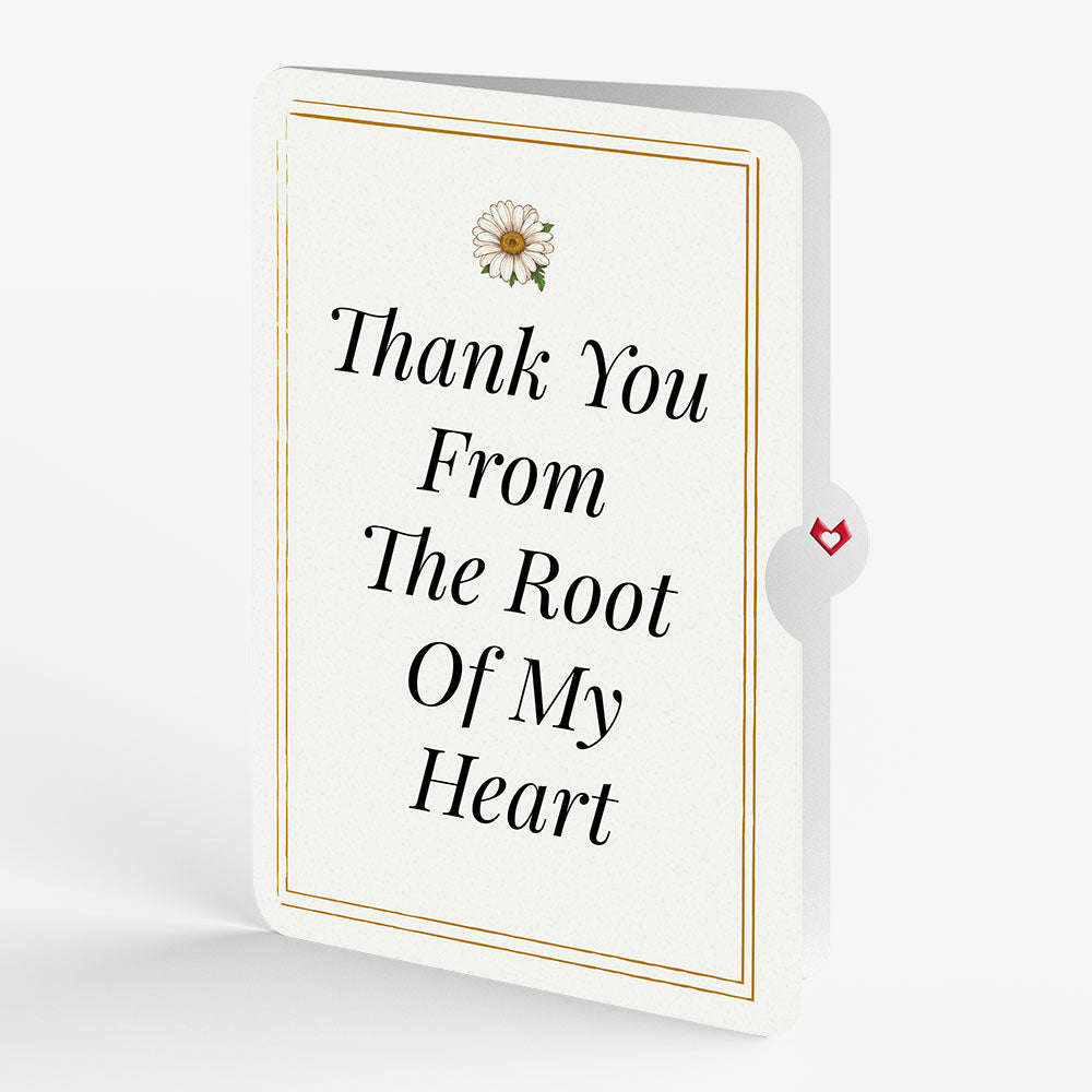 Blooming Carrot Bouquet Thank You Pop-Up Card and Sentiment Set
