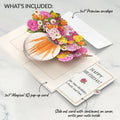 Blooming Carrot Bouquet Birthday Pop-Up Card and Sentiment Set