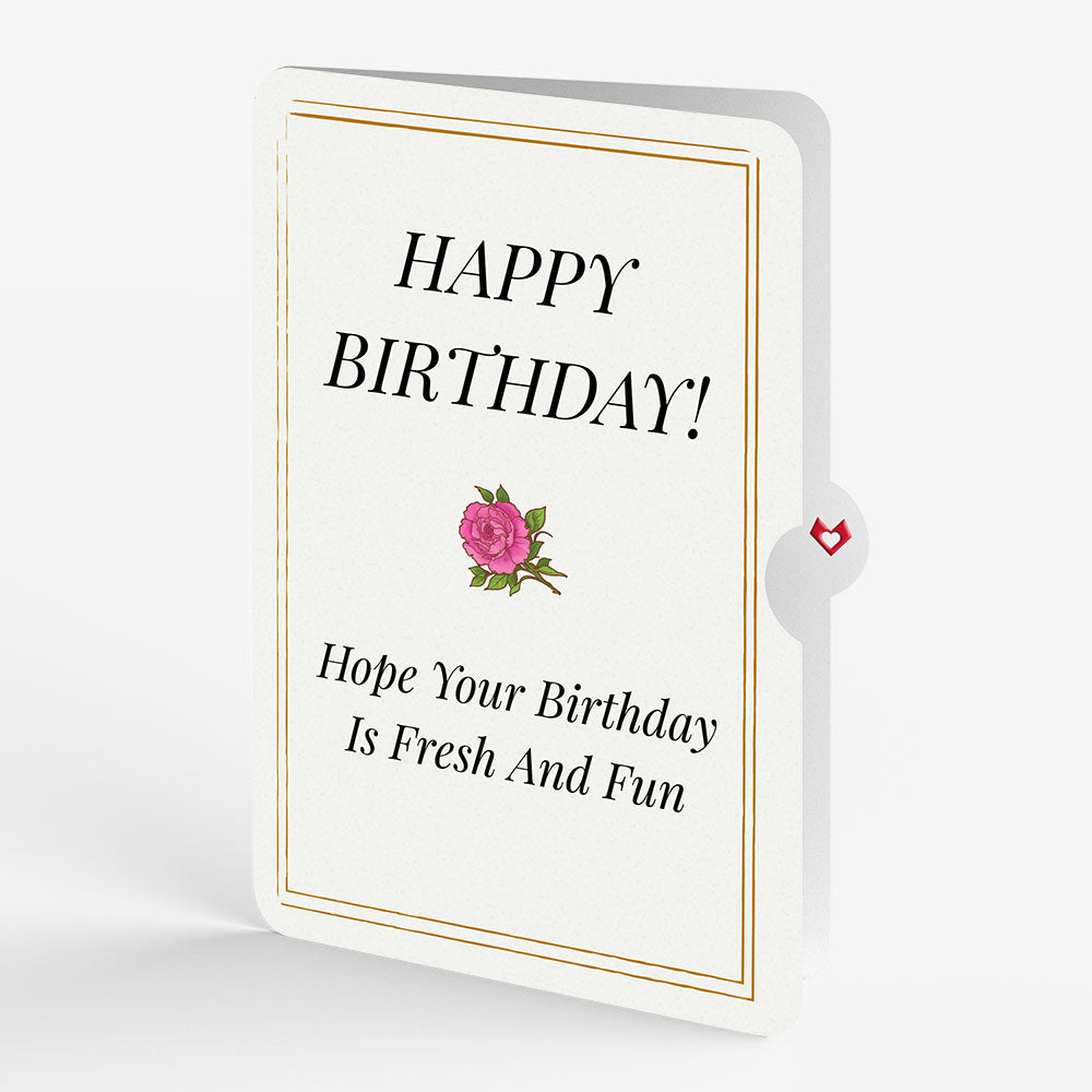 Blooming Carrot Bouquet Birthday Pop-Up Card and Sentiment Set