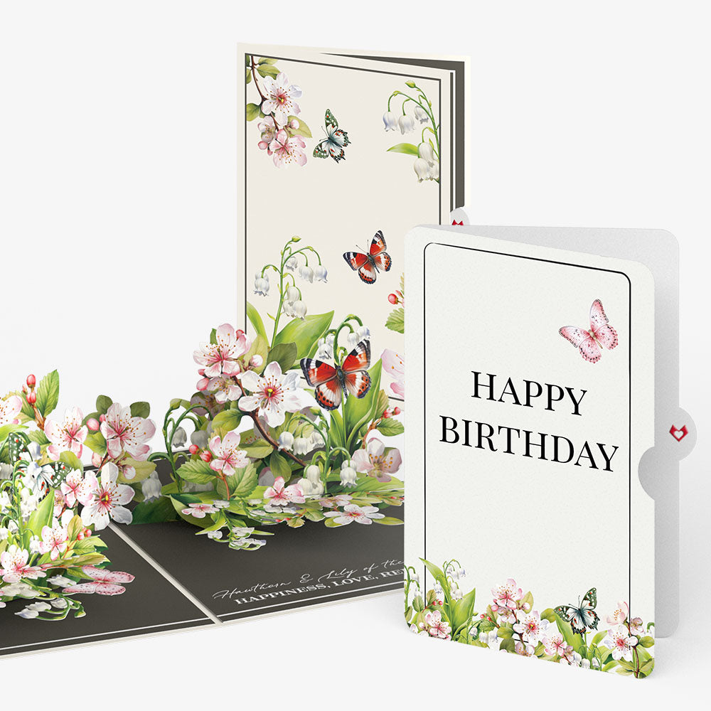 Born to Bloom: May Birth Month Flowers Birthday Pop-Up Card and Sentiment Set