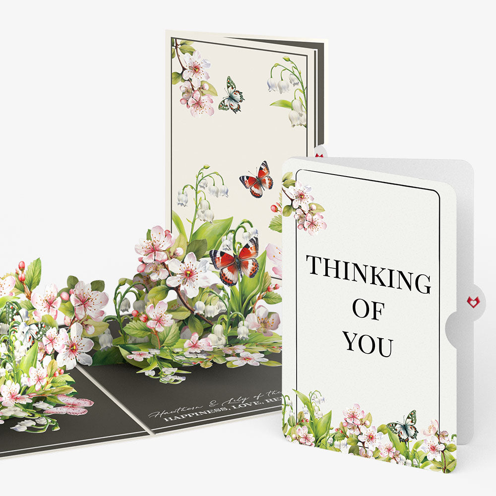 Born to Bloom: May Birth Month Flowers Thinking of You Pop-Up Card and Sentiment Set