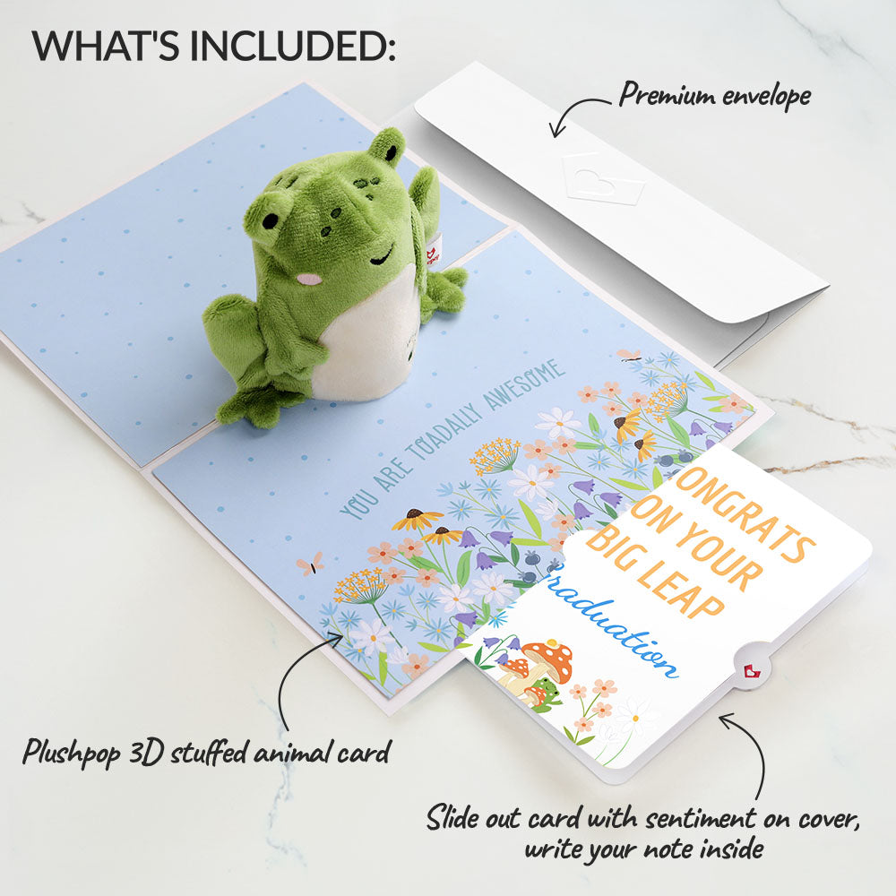 'Toadally Awesome' Graduations Plushpop Card and Sentiment Set