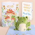 'Toadally Awesome' Thank You Plushpop Card and Toadally Grateful Sentiment Set