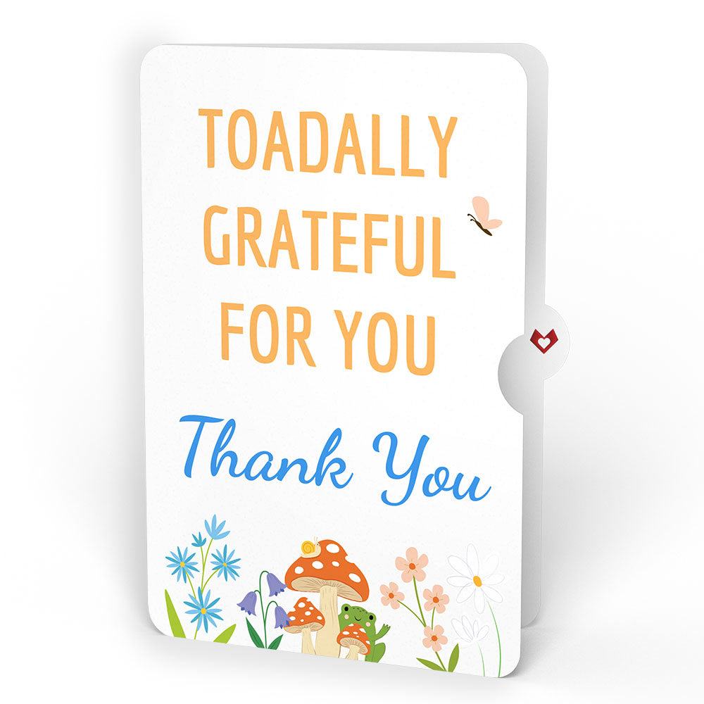 'Toadally Awesome' Thank You Plushpop Card and Toadally Grateful Sentiment Set