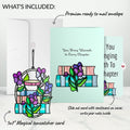 Warmth in Every Chapter Thank You Suncatcher Card and Sentiment Set