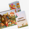Woodland Critter Village Birthday Pop-Up Card and Sentiment Set