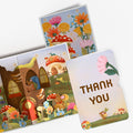 Woodland Critter Village Thank You Pop-Up Card and Sentiment Set