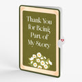 Ornate Books Thank You Pop-Up Card and Sentiment Set