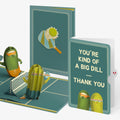 Playful Pickleball Thank You Pop-Up Card and Sentiment Set