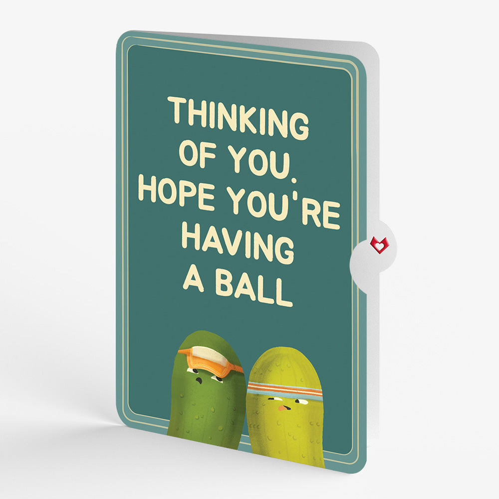 Playful Pickleball Thinking of You Pop-Up Card and Sentiment Set