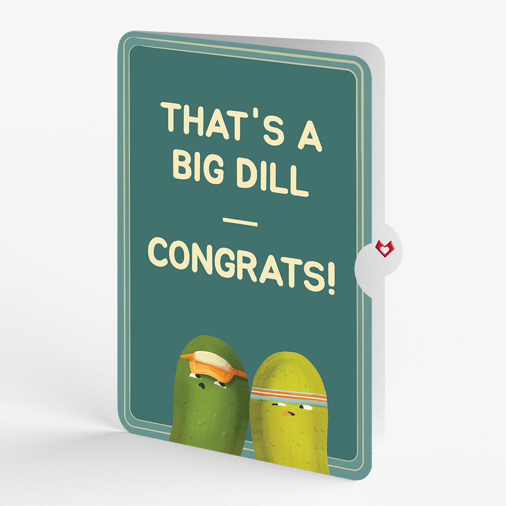 Playful Pickleball Congratulations Pop-Up Card and Sentiment Set
