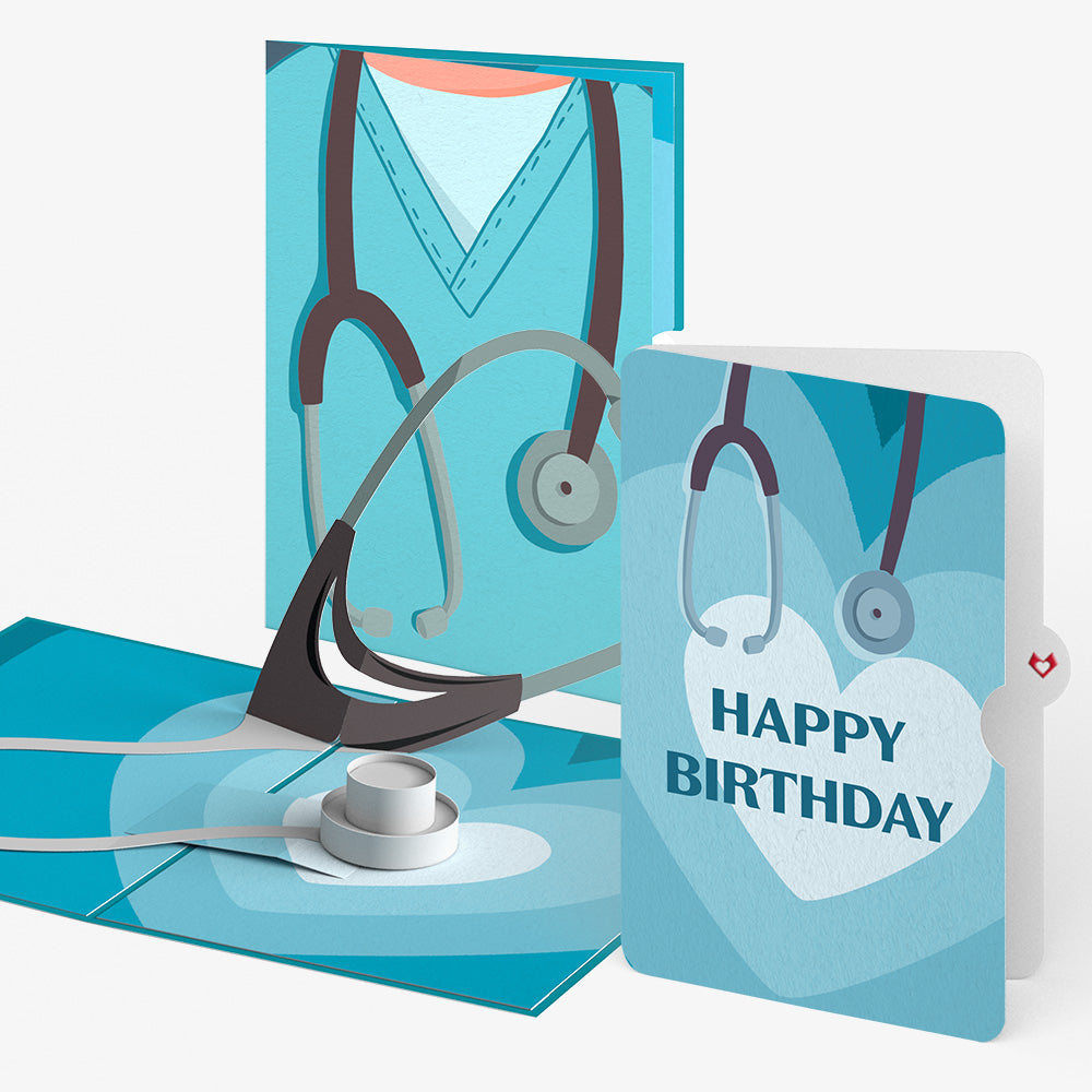 Nurse Birthday Pop-Up Card and Sentiment Set